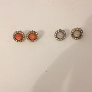 Two pairs of earrings